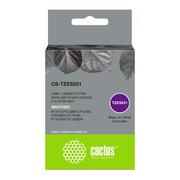  Картридж Cactus TZe-251 (CS-TZ251) черный ленточный для Brother 1010/1280/1280VP/2700VP 