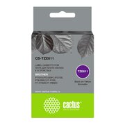  Картридж Cactus TZe-611 (CS-TZE611) ленточный черный для Brother 1010/1280/1280VP/2700VP 