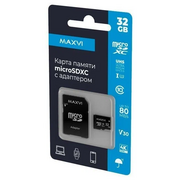  Карта памяти Maxvi (MSD32GBC10V30) microSDXC 32GB, class 10, UHS-I (3), V30 