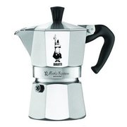  Кофеварка Bialetti Moka Express 0.12л алюминий серебристый (1162) 