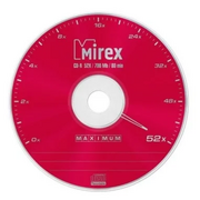  Диск CD-R Mirex (UL120052A8F) 700 Mb, 52х, Maximum, Slim Case (5/200) 5 шт 