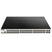  Коммутатор D-Link Proj DGS-1210-52MPP/ME/B3A с 48 портами 10/100/1000Base-T и 4 портами 1000Base-X SFP 