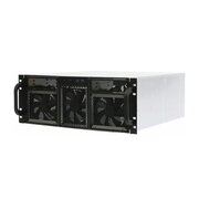  Корпус Procase RE411-D2H15-FE-65 4U server case,2x5.25+15HDD, черный,без блока питания,глубина 650мм,MB EATX 12"x13",панель вентиляторов 3х120 