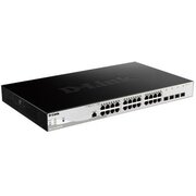  Коммутатор D-Link Proj DGS-1210-28MP/ME/B2A с 24 портами 10/100/1000Base-T и 4 портами 1000Base-X SFP 