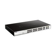  Коммутатор D-Link DGS-1210-28MP/F3A с 24 портами 10/100/1000Base-T и 4 комбо-портами 100/1000Base-T/SFP 
