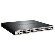  Коммутатор D-Link Proj DGS-1210-52MP/ME/B2A с 48 портами 10/100/1000Base-T и 4 портами 1000Base-X SFP 