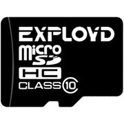  Карта памяти Exployd MicroSDHC 4GB Class10 + адаптер SD 