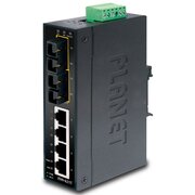  Коммутатор PLANET ISW-621TS15 IP30 Slim Type 4-Port Industrial Ethernet Switch + 2-Port 100Base-FX(15KM) 