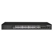  Коммутатор OSNOVO SW-8244/L(400W) на 24 RJ45 + 4 x GE Combo Uplink 