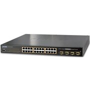  Коммутатор PLANET (WGSW-24040HP4) 24x802.3at PoE+ 1xGigabit Ethernet Switch + 1xShared SFP (440W) 