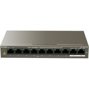  Коммутатор Tenda TEF1110P-8-102W 10 портов 