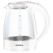  Электрочайник Supra KES-1854G 1.8л. белый/прозрачный стекло 