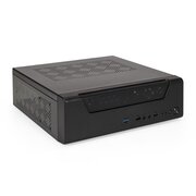  Корпус ExeGate FL-102-TPS300 EX294019RUS Desktop (mini-ITX, БП TPS300 с вент. 8см, 2*USB + 1*USB3.0, аудио, черный) 