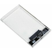  Внешний корпус для HDD/SSD AgeStar 3UB2P4C SATA III USB3.0 пластик прозрачный 2.5" 