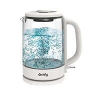  Чайник Domfy DSW-EK304 1.7л. белый (корпус стекло) 