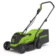  Газонокосилка GreenWorks GD24LM33k4 (2516107UB) 1хАКБ 4Ач и ЗУ 