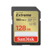  Карта памяти SanDisk (SDSDXVA-128G-GNCIN) 128GB SDXC Class 10 V30 UHS-I U3 Extreme 180MB/s 