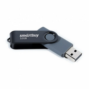  USB-флешка SMARTBUY Twist Black (SB032GB2TWK) UFD 2.0 032GB черный 