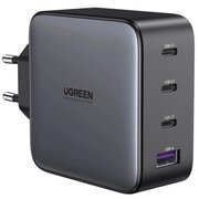  СЗУ UGREEN CD226 (40747) Nexode USB-A+3*USB-C 100W GaN Tech Fast Charger EU серый 