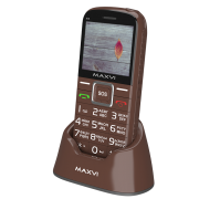  Мобильный телефон Maxvi B5 Brown 