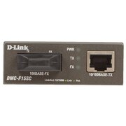  Медиаконвертор D-Link DMC-F15SC/B1A (FE, SC, SM, 15km) 