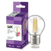  Лампочка IEK LLF-G45-7-230-40-E27-CL 