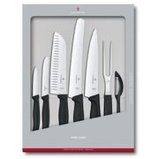  Набор ножей кухонных Victorinox Swiss Classic Kitchen (6.7133.7G) компл.7шт черный 