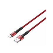  USB кабель LDNIO LD-B4471 LS64/Type-C/2m/2.4A/медь 120 жил/Red 