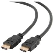  Кабель Gembird HDMI 1м, v1.4, 19M/19M, серия Light, черный, позол.разъемы, экран (CC-HDMI4L-1M) 