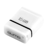  USB-флешка Qumo 16GB NANO QM16GUD-NANO-W White 
