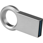  USB-флешка Qumo 128GB Ring USB 3.0 металлик (QM128GUD3-Ring) 