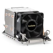  Кулер ExeGate ESNK-P0078AP4.PWM.2U.4189.Cu EX293442RUS (Al+Cu, 2U, 5 тепл. трубок, LGA 4189, TDP 300W, Fan 80mm, PWM, 2100-8000RPM, 2 ball bea 
