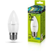  Лампочка Ergolux LED-C35-7W-E27-4K 