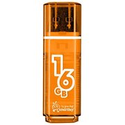  USB-флешка Smartbuy 16Gb Glossy series Orange SB16GBGS-Or 