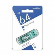  USB-флешка Smartbuy 64Gb Glossy series Green SB64GBGS-G 