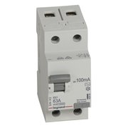  Выключатель дифф. тока Legrand RX3 402030 63A 100мА AC 2П 230В 2мод 