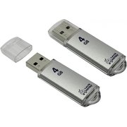  USB-флешка Smartbuy 4Gb V-Cut series Silver SB4GBVC-S 