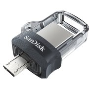  USB-флешка SanDisk Ultra Android Dual Drive OTG 32GB USB 3.0, Black (New) (SDDD2-032G-GAM46) 