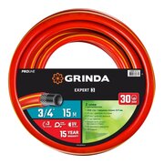  Поливочный шланг GRINDA ProLine Expert 3 8-429005-3/4-15 z02 трёхслойный армированный 3/4" 15м 30атм 