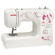  Швейная машина Janome Sew Cat 57 белый/рисунок 