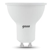  Лампа Gauss Black (101506107) светодиодная 7Вт цок. GU10 рефлек. 220B 3000K св.свеч.бел.теп. MR16 (упак. 10шт) 