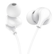  Наушники Borofone BM59 Collar universal earphone with mic, white 