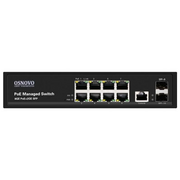  Коммутатор Osnovo (SW-80802/L(150W)) 8G 2SFP 8PoE+ 150W управляемый 