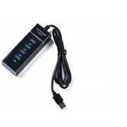  USB-Хаб (концентратор) KS-is KS-727 4xUSB 2.0 F в USB 2.0 Type A M 1.2м 