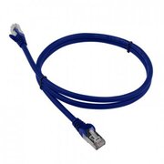  Патч-корд LANMASTER (LAN-PC45/S6-0.5-BL) LSZH FTP кат.6, 0.5 м, синий 