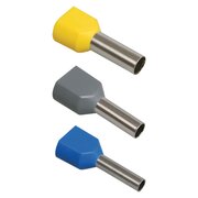  Наконечник IEK НГИ2 0,75-8 (UTE10-D75-100) 2x0.75мм2 дл.17.5мм красный/серый (упак. 100шт) 