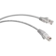  Патч-корд Cabeus (PC-UTP-RJ45-Cat.5e-3m-LSZH) U/UTP, категория 5е, 2xRJ45/8p8c, неэкранированный, серый, LSZH, 3м 