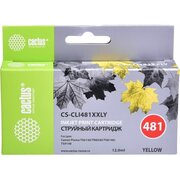  Картридж Cactus (CS-CLI481XXLY) желтый струйный (12мл) для Canon Pixma TR7540/TR8540/TS6140/TS8140 