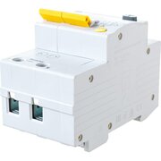 Выключатель IEK MAD10-2-040-C-030 автом. дифф. тока АД12 40A тип C 4.5kA 30мА AC 2П 230В 3мод белый (упак. 1шт) 