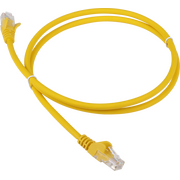  Патч-корд LANMASTER (LAN-PC45/U6-1.5-YL) LSZH UTP кат.6, 1.5 м, желтый 